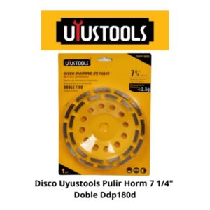 Disco Pulir Cemento Doble 71/4" Uyustools (ddp180d)