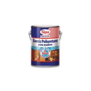 Barniz Poliuretano Agua Incoloro Sipa Galon 3lts