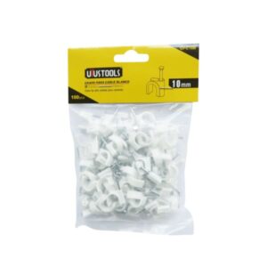 Grapa Coaxial Blanca 10mm 100und (gpc10b)