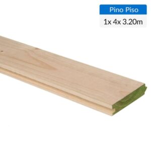 Piso Pino  1" x 4" x 3,96 Mts
