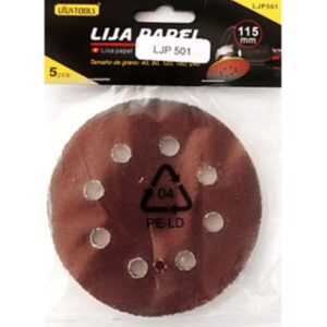 Set Lijas Papel 5pcs 180mm (ljp502)