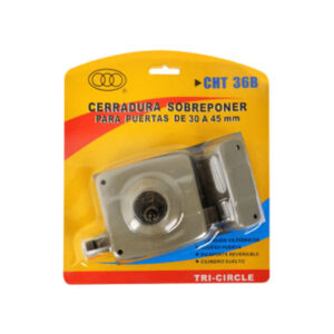 Cerradura Sobrep. Gris 30-45mm (cht36b)