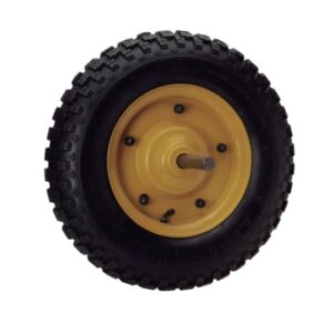 Rueda Carretilla 400x8 Naranja Geobosques S/pasador