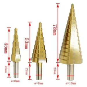 Set Broca Conica 3pcs Total (tacsd2031)