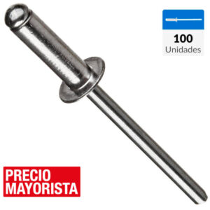 Remache Pop 4.8x21.0 x 100un