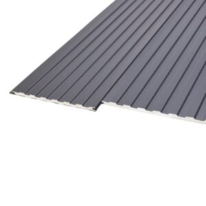 Revestimiento Exterior Alum. Gris Grafito 4t (re-3gr) 3.80m X0.38mx16mm Und
