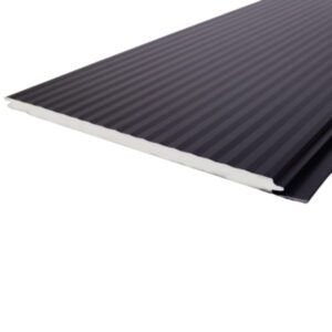 Revestimiento Exterior Alum. Negro 4 Tablas (re-9ng) 3.80m X0.38mx16mm Und