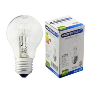 Amp. Clasica 70w Halogena Megabright Clara E-27