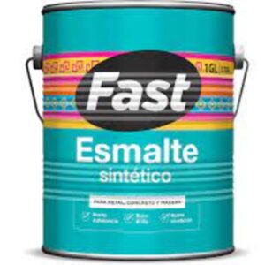 Esmalte Sintetico Negro  Fast Litro